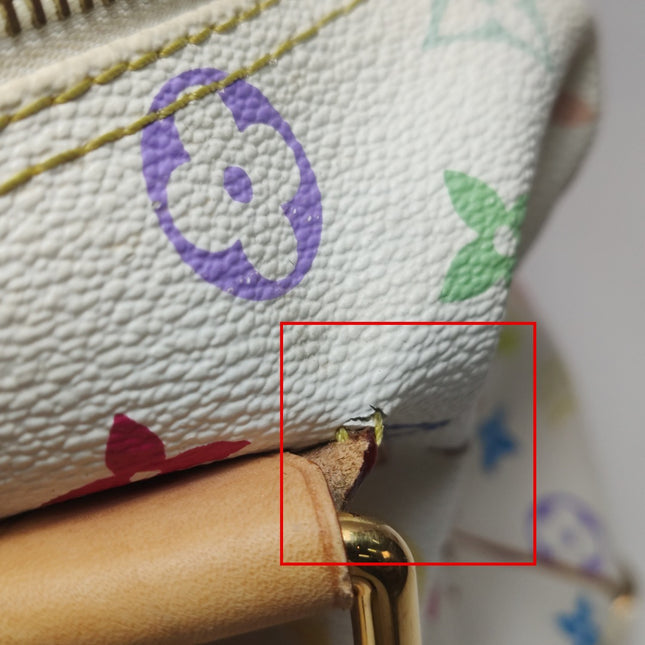 Louis Vuitton x Takashi Murakami Speedy 30 Lock White Multicolor