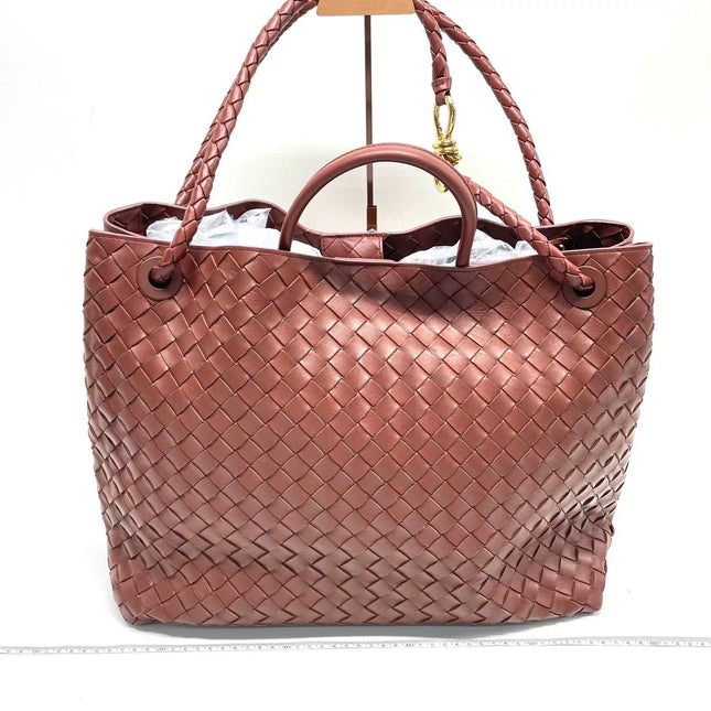 Bottega Veneta Andiamo Large Milk Chocolate Brown Handbag