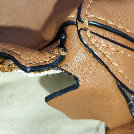 Sold Loewe Puzzle Mini Caramel Tan Calfskin Leather Crossbody Bag