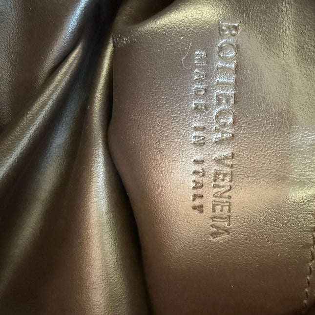 Bottega Veneta Hop Large Leather Fondant Chocolate Brown Hobo Bag