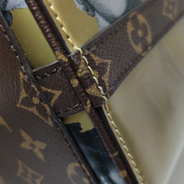 Louis Vuitton Speedy 25 Bandouliere Fornasetti Museum Gold