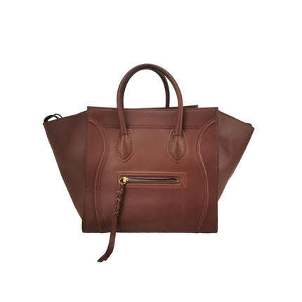 Celine Phantom Mini Burgundy Leather 30cm