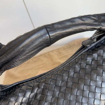 Bottega Veneta Belly Hobo Intrecciato Black Nappa Leather Small 40cm
