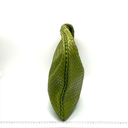 Bottega Veneta Veneta Hobo Avocado Green 45cm Lambskin Leather