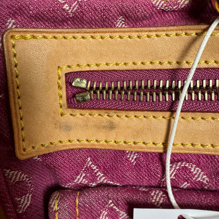 Louis Vuitton Denim Neo Speedy Boston Bag Pink