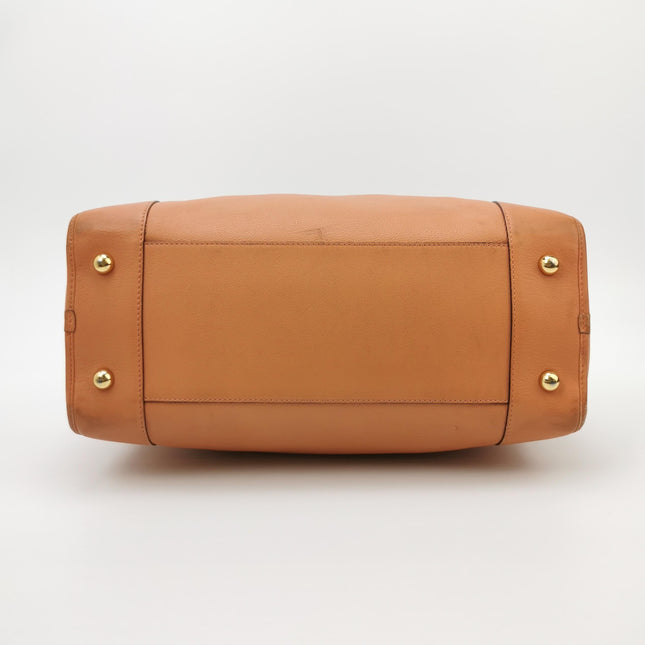 Loewe Amazona Medium 36 Light Coral Leather With Strap Goat Animal Lock