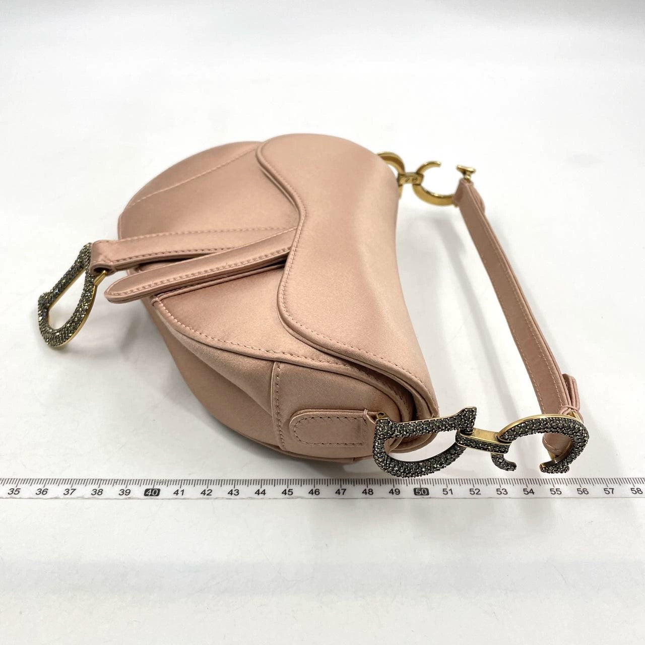 Sold Dior Saddle Mini Silk Pink with crystals