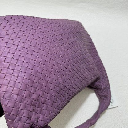 Bottega Veneta Hobo Bag Lambskin leather Lilac Lavender Purple Medium 47cm