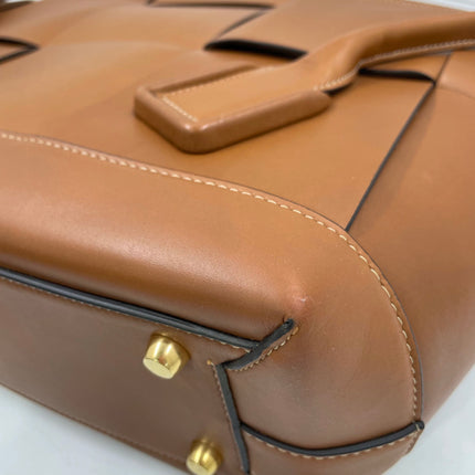 Bottega Veneta Arco Tote Bag Medium Tan Brown Leather 33