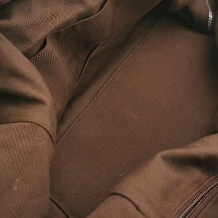 Loewe Amazona 44 in Brown Intrecciato Woven Calfskin Leather Travel Bag