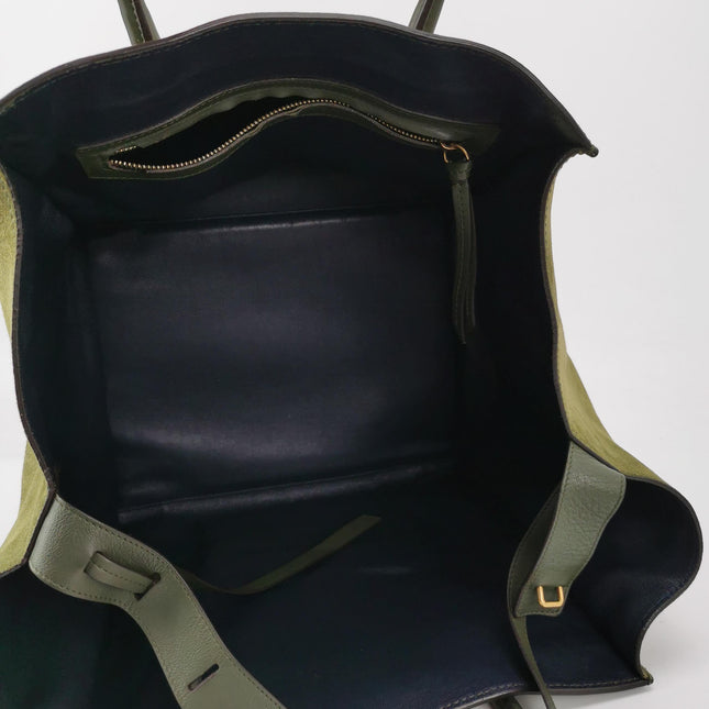 Celine Green Phantom Mini Green Suede Leather 30cm