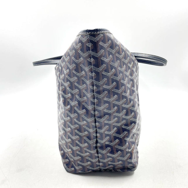 Sold Goyard Saint Louis PM Tote Medium Navy