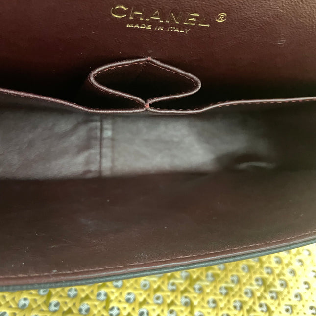 Chanel Classic Flap Jumbo 2011 Black Caviar Leather Double Flap Gold Hardware