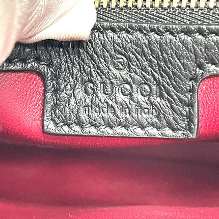 Gucci Jackie 1961 Small Black Patent Leather Shoulder Bag S24