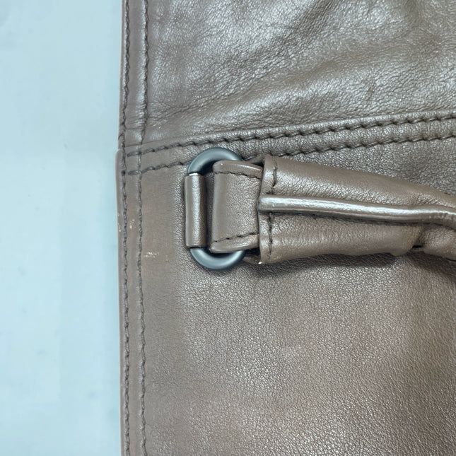 Bottega Veneta Maxi Convertible Tote Dark Chocolate Brown Smooth Leather 55cm