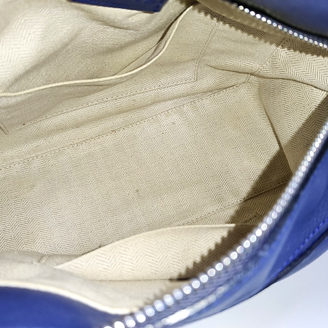 Loewe Puzzle Small Navy Calfskin leather bag