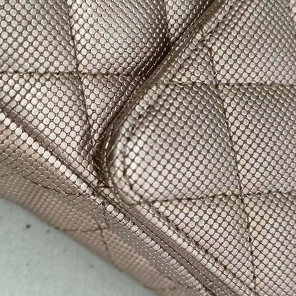 Chanel Classic Flap Medium 2016 Pink Metallic Pixel Effect Calfskin Leather