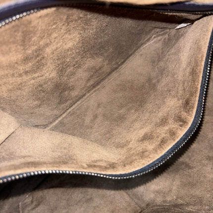 Bottega Veneta Veneta Hobo Dark Navy Intreciatto Leather Bag Large 47cm