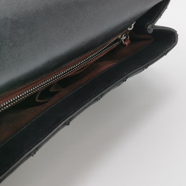 Chanel Coco Handle Medium Black Caviar Leather Silver Hardware, 2016