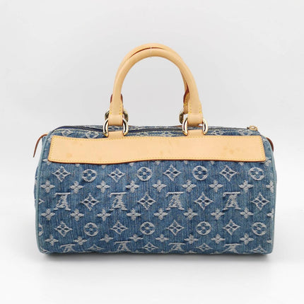 Sold Louis Vuitton Denim Neo Speedy Boston Bag