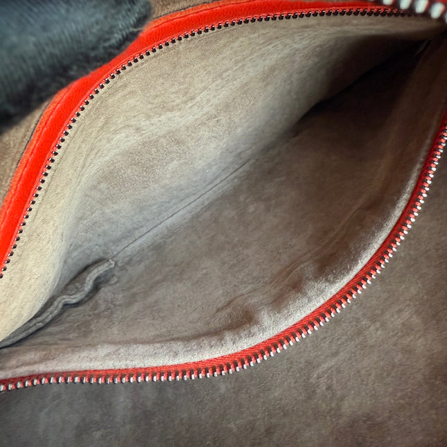 Bottega Veneta Hobo Bag leather Bright Red Medium 40cm