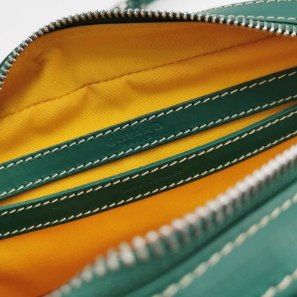Sold Goyard Cap Vert Crossbody Goyardine Green