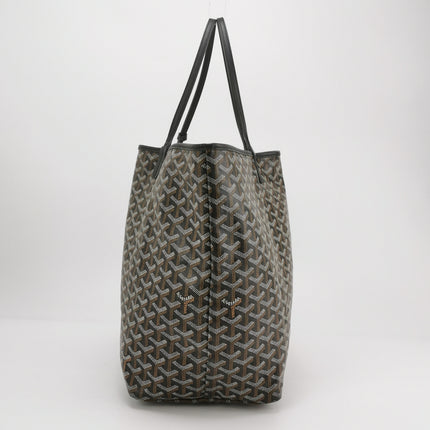 Goyard Saint Louis GM Tote Large Black Goyardine Canvas 2019