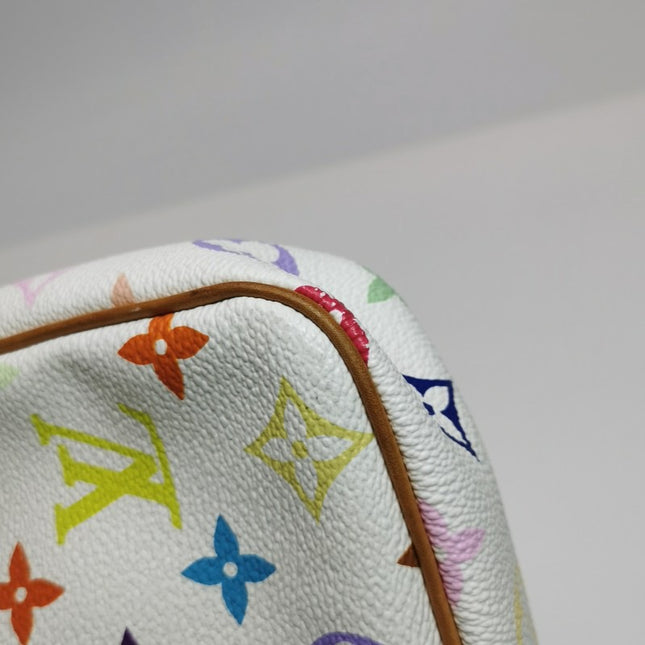 Louis Vuitton x Takashi Murakami Pochette Accessoire White Multicolor