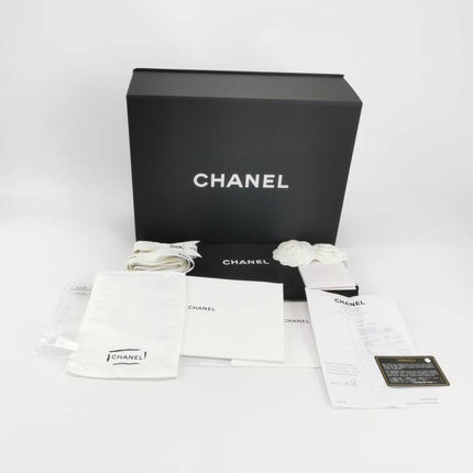 Sold Chanel Elegant CC Flap Bag Navy Black Quilted Medium