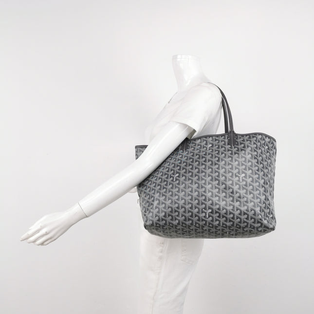 Goyard Saint Louis PM Tote Medium Grey Goyardine Canvas 2023