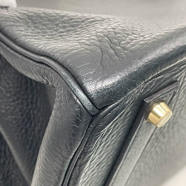 Hermes Birkin 40 Black Togo Leather Gold Hardware 2001