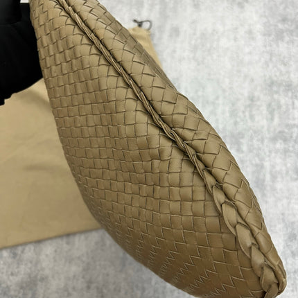 Bottega Veneta Veneta Hobo Maxi Dark Beige Leather 52cm