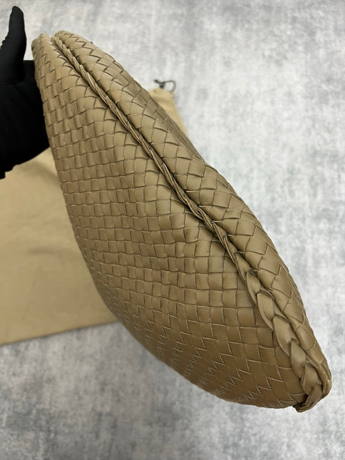 Bottega Veneta Veneta Hobo Maxi Dark Beige Leather 52cm