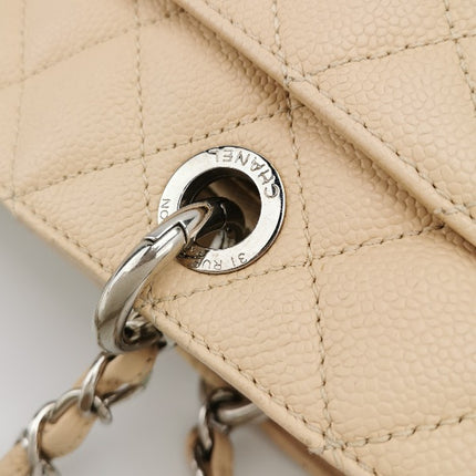 Sold Chanel GST Grand Shopping Tote 2013 Beige Caviar Leather PM