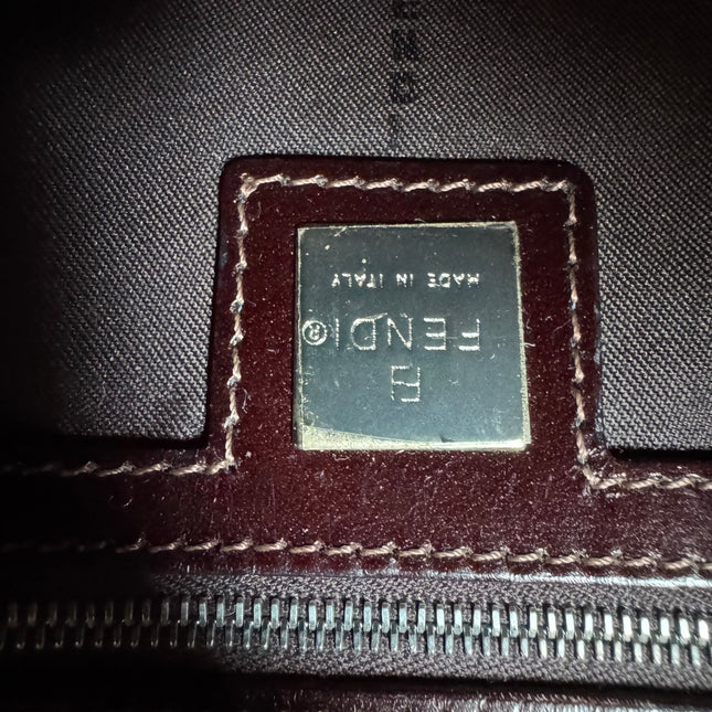 Fendi Baguette Vintage Shoulder bag with Glitter Beige Beads