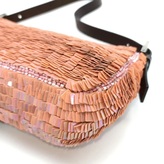 Sold Fendi Baguette Pink Sequins
