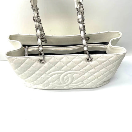 Sac cabas Chanel GST Grand Shopping en cuir caviar couleur camel, PM, 2006-2008