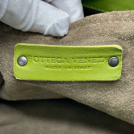 Bottega Veneta Garda Avocado Green Intrecciato Nappa Leather Large 33cm