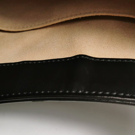 Gucci Jackie 1961 Black Leather Bag Small With Long Strap