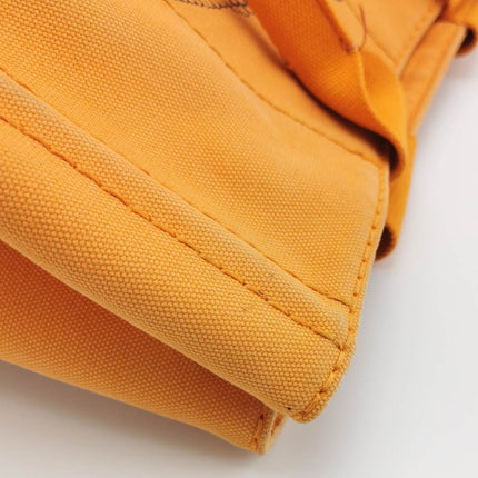 Sold Prada Canape Canvas Tote Orange Handbag