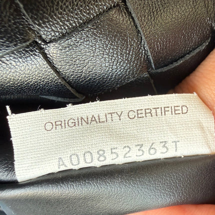 Bottega Veneta Hop Black Intrecciato Leather Maxi Hobo Bag 54cm