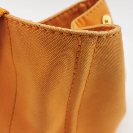 Sold Prada Canape Canvas Tote Orange Handbag