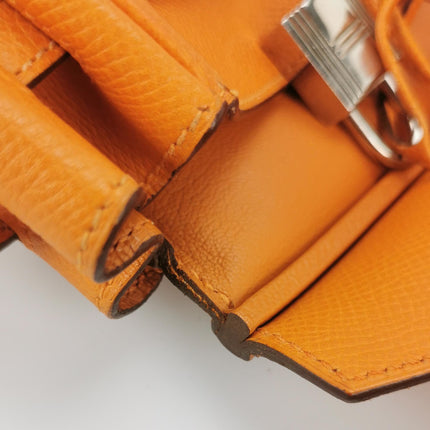 Hermes Birkin 25 Orange H 93 Epsom Leather Palladium Hardware
