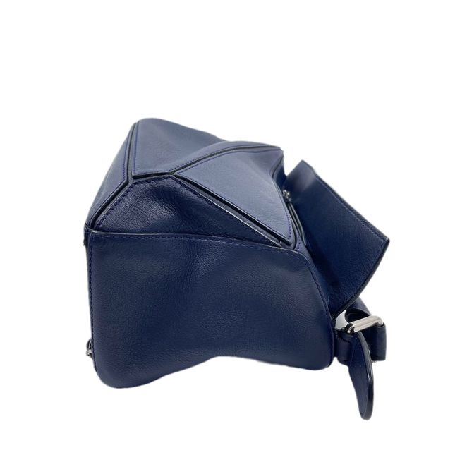 Sold Loewe Puzzle Crossbody Bag Small Navy Leather