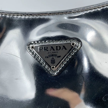 Sold Prada Cleo Silver leather shoulder bag