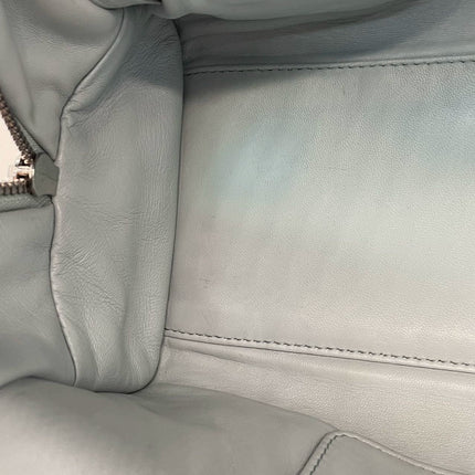 Loewe Amazona 29 Blue Leather Elephant Lock Silver-tone Hardware