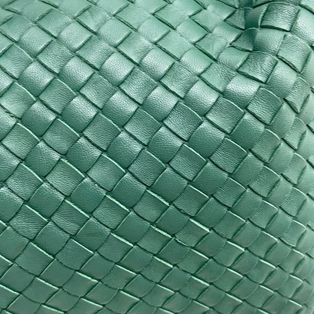 Bottega Veneta Veneta Hobo Large Dark Green 47cm Lambskin Leather