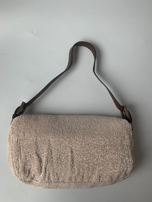 Sold FENDI Baguette White beads