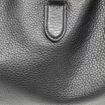 Sac porté épaule Gucci Softbit Maxi en cuir de veau noir