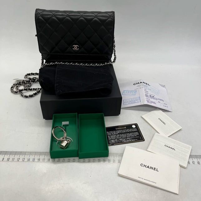 Sold Chanel Wallet On Chains WOC Timeless/ Classic Black